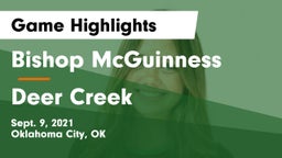 Bishop McGuinness  vs Deer Creek  Game Highlights - Sept. 9, 2021