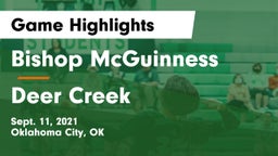Bishop McGuinness  vs Deer Creek  Game Highlights - Sept. 11, 2021