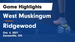 West Muskingum  vs Ridgewood  Game Highlights - Oct. 4, 2021
