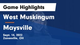 West Muskingum  vs Maysville  Game Highlights - Sept. 14, 2022
