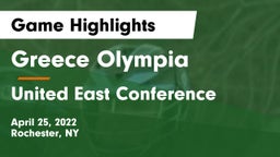 Greece Olympia  vs United East Conference Game Highlights - April 25, 2022