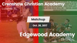 Matchup: Crenshaw Christian vs. Edgewood Academy  2017