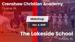 Matchup: Crenshaw Christian vs. The Lakeside School 2019