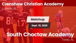 Matchup: Crenshaw Christian vs. South Choctaw Academy  2020