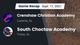 Recap: Crenshaw Christian Academy  vs. South Choctaw Academy  2021