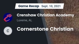 Recap: Crenshaw Christian Academy  vs. Cornerstone Christian  2021