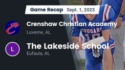 Recap: Crenshaw Christian Academy  vs. The Lakeside School 2023