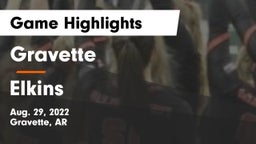 Gravette  vs Elkins  Game Highlights - Aug. 29, 2022