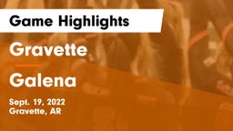 Gravette  vs Galena  Game Highlights - Sept. 19, 2022
