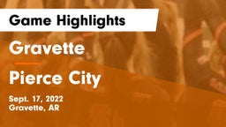 Gravette  vs Pierce City  Game Highlights - Sept. 17, 2022