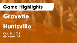 Gravette  vs Huntsville  Game Highlights - Oct. 13, 2022