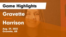 Gravette  vs Harrison  Game Highlights - Aug. 29, 2023