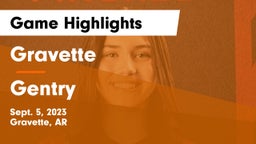 Gravette  vs Gentry  Game Highlights - Sept. 5, 2023