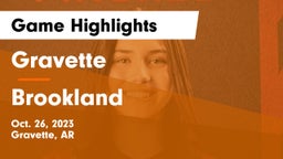 Gravette  vs Brookland  Game Highlights - Oct. 26, 2023