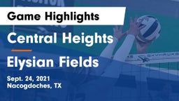 Central Heights  vs Elysian Fields Game Highlights - Sept. 24, 2021