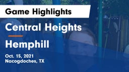 Central Heights  vs Hemphill  Game Highlights - Oct. 15, 2021