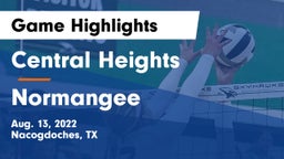 Central Heights  vs Normangee Game Highlights - Aug. 13, 2022