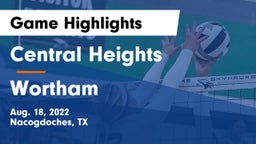 Central Heights  vs Wortham Game Highlights - Aug. 18, 2022