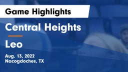 Central Heights  vs Leo  Game Highlights - Aug. 13, 2022