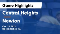 Central Heights  vs Newton  Game Highlights - Oct. 25, 2022