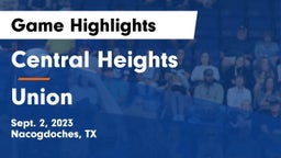 Central Heights  vs Union  Game Highlights - Sept. 2, 2023