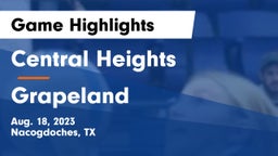 Central Heights  vs Grapeland  Game Highlights - Aug. 18, 2023