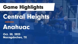 Central Heights  vs Anahuac  Game Highlights - Oct. 30, 2023