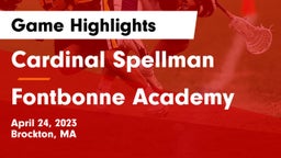Cardinal Spellman  vs Fontbonne Academy Game Highlights - April 24, 2023