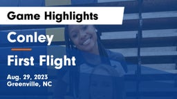 Conley  vs First Flight  Game Highlights - Aug. 29, 2023