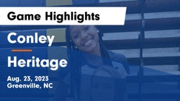 Conley  vs Heritage  Game Highlights - Aug. 23, 2023