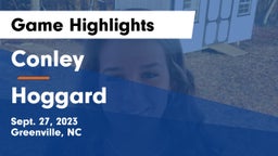 Conley  vs Hoggard  Game Highlights - Sept. 27, 2023