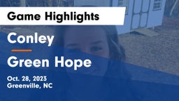 Conley  vs Green Hope  Game Highlights - Oct. 28, 2023