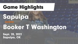 Sapulpa  vs Booker T Washington  Game Highlights - Sept. 20, 2022