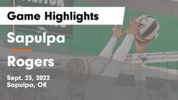 Sapulpa  vs Rogers  Game Highlights - Sept. 23, 2022