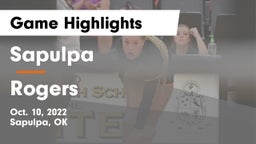 Sapulpa  vs Rogers  Game Highlights - Oct. 10, 2022
