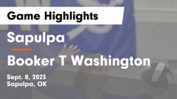 Sapulpa  vs Booker T Washington  Game Highlights - Sept. 8, 2023