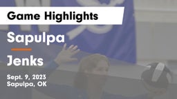 Sapulpa  vs Jenks  Game Highlights - Sept. 9, 2023