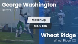 Matchup: George Washington vs. Wheat Ridge  2017