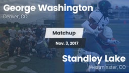 Matchup: George Washington vs. Standley Lake  2017