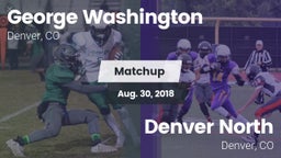 Matchup: George Washington vs. Denver North  2018