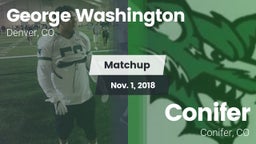 Matchup: George Washington vs. Conifer  2018