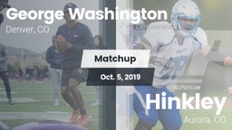 Matchup: George Washington vs. Hinkley  2019