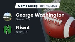 Recap: George Washington  vs. Niwot  2023