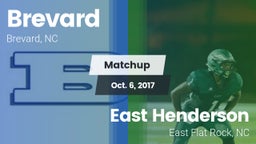 Matchup: Brevard  vs. East Henderson  2017