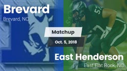 Matchup: Brevard  vs. East Henderson  2018