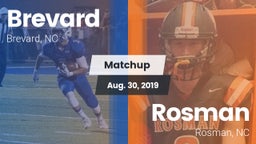 Matchup: Brevard  vs. Rosman  2019