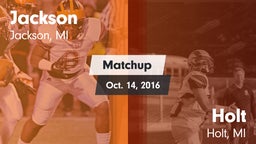 Matchup: Jackson  vs. Holt  2016