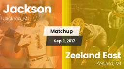 Matchup: Jackson  vs. Zeeland East  2017