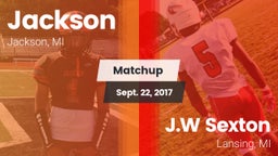 Matchup: Jackson  vs. J.W Sexton  2017