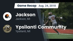Recap: Jackson  vs. Ypsilanti Community  2018